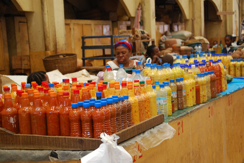 Le marché couvert à Nosy Be 