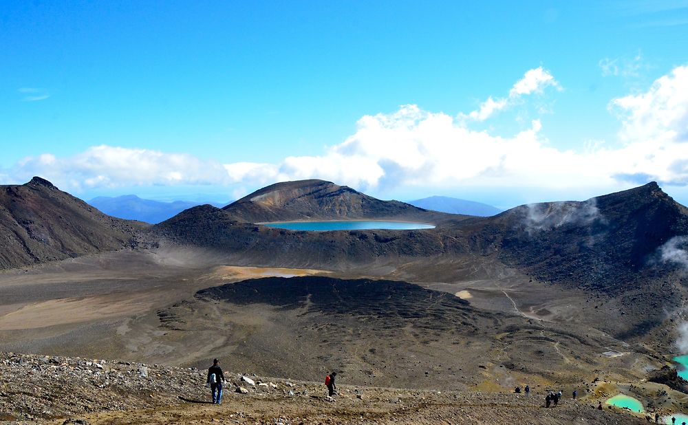 Le lac émeraude du Tongariro Alpine Crossing