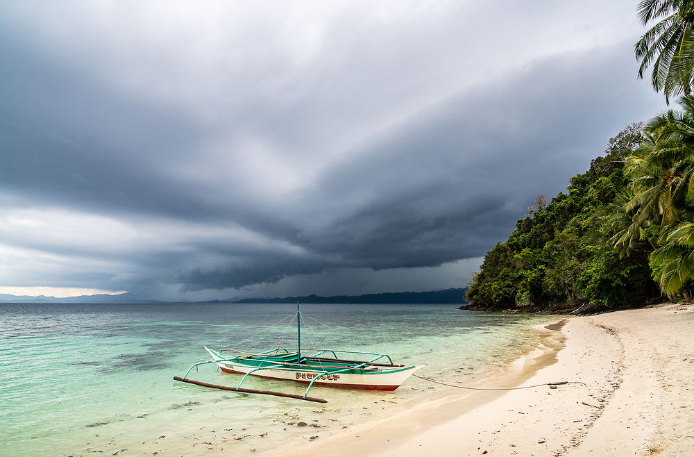 Orage en vue sur Palawan