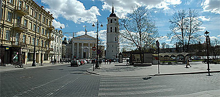 Cathédrale de Vilnius et son Campanile