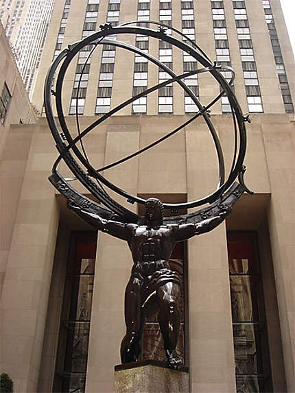 Atlas devant le Rockefeller Center