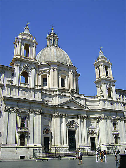 Façade de l'église Sant'Agnese in Agone