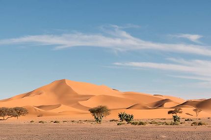 Tin Merzouga - Jolie dune et ciel bleu