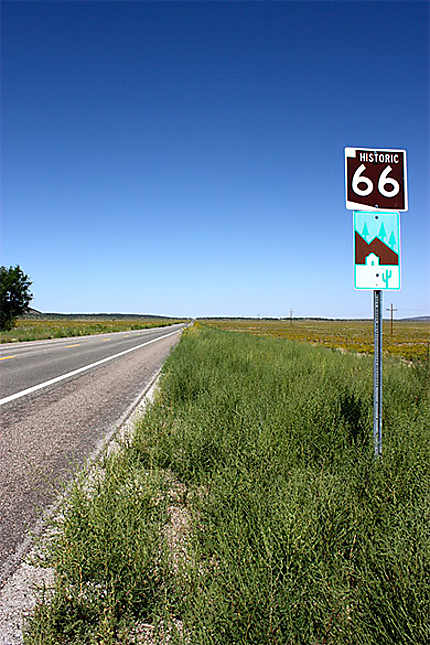La Route 66, près de Seligman, Arizona