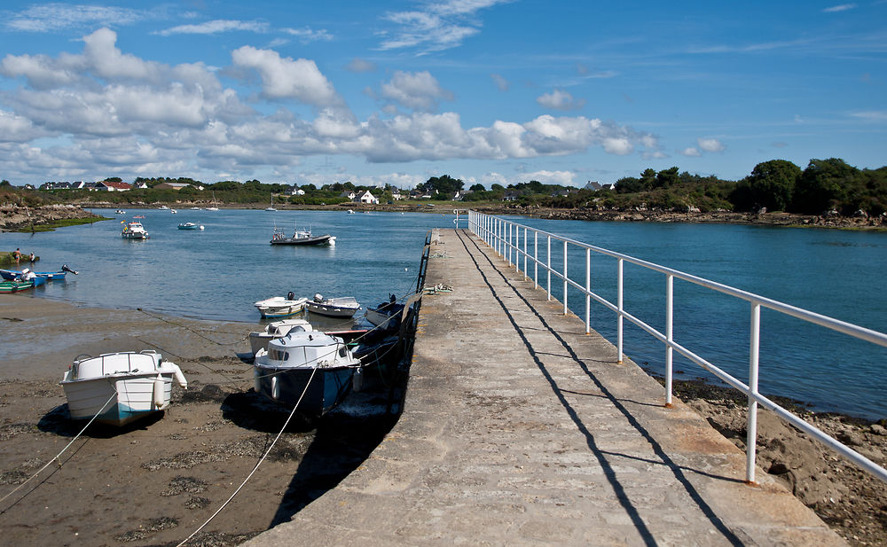 Le port d'Étel en Bretagne