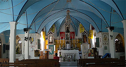 Intérieur de l'Eglise de Fakarava