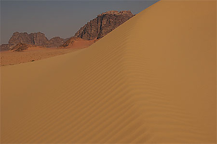 Les dunes immaculées, comme des linceuls de la nature