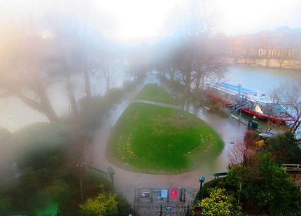 Brouillard d'hiver sur la Seine