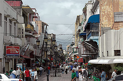 Rue Piétonne à Santo Domingo