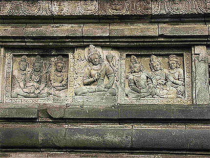 Bas-relief à Pranbanan