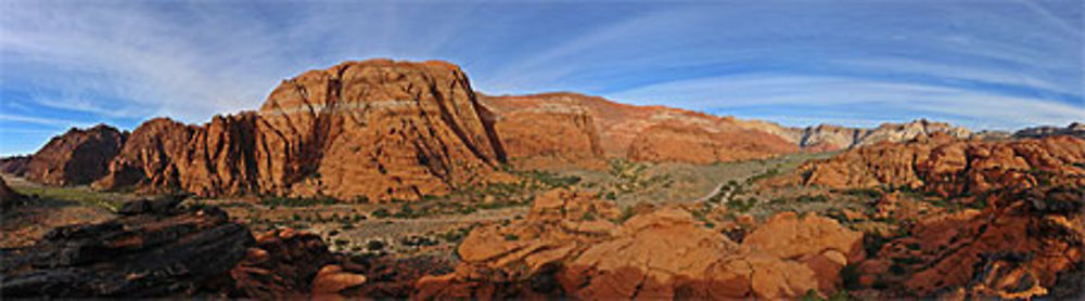 Snow canyon