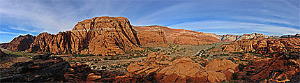 Snow canyon