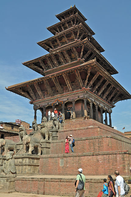 Palais Nyatapola, Pagode à 5 toits, à Bhaktapur