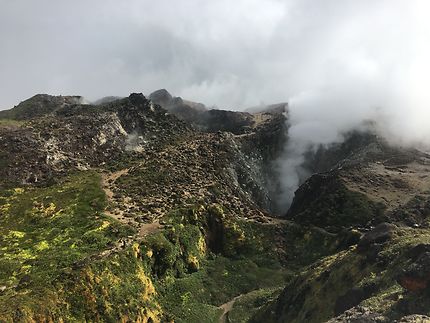 Volcan de la Soufrière en Guadeloupe