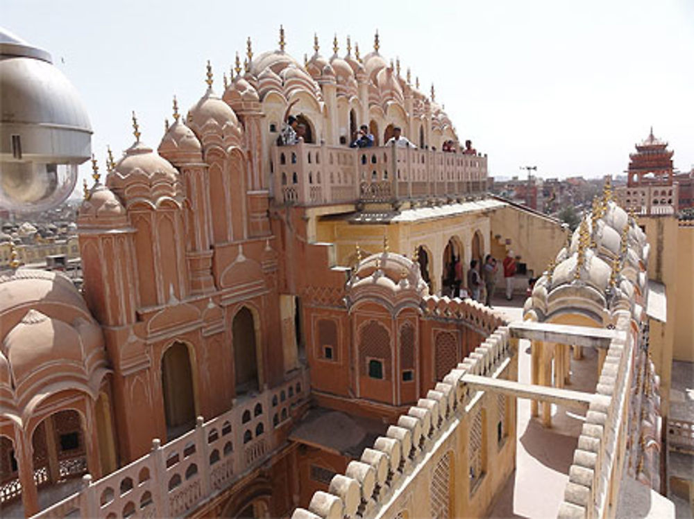 Le palais des vents vu depuis l'intérieur