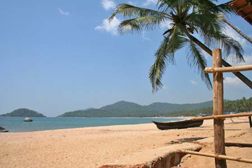 Bateau à Palolem Beach