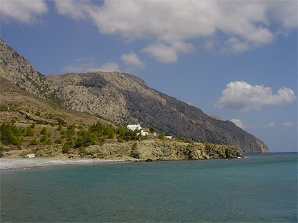 Plage à Diafani