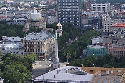 Riga : panorama de la ville