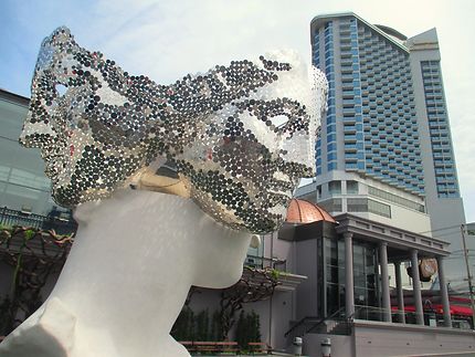 Sculpture moderne à Pattaya, Thaïlande
