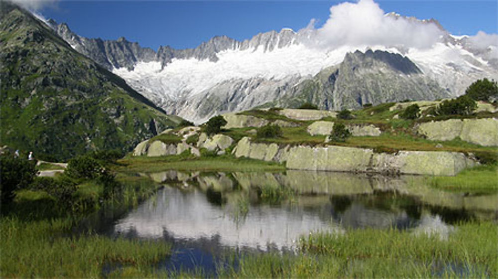 Sur les hauts du Dammagletscher