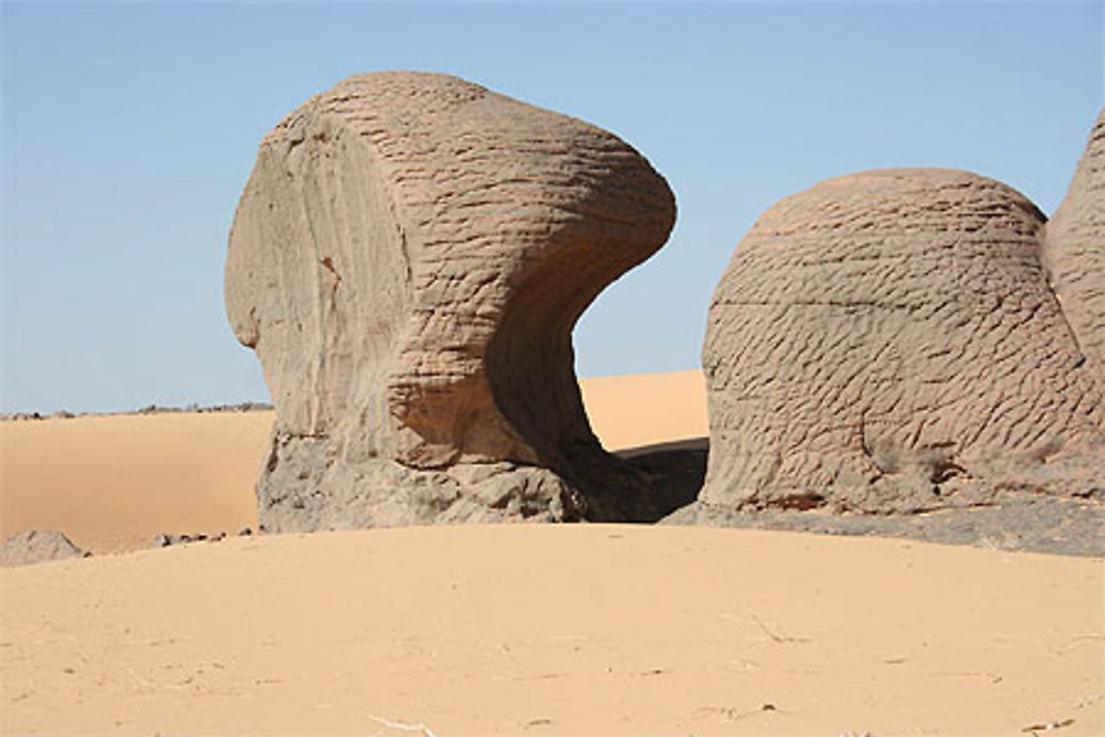 Algérie - Hoggar - Youf Ahakit - Sculpure