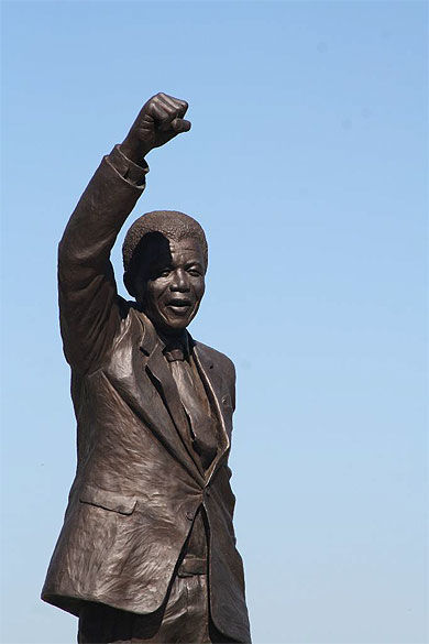La statue de Nelson Mandela