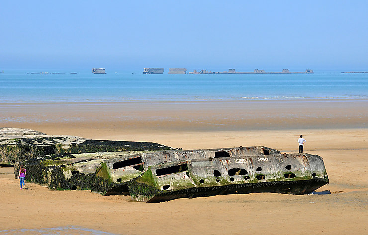 Les plages du Débarquement (Normandie) : la Résistance et la Libération