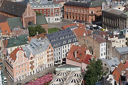 Riga : panorama de la ville