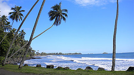 Vue typique de Tahiti