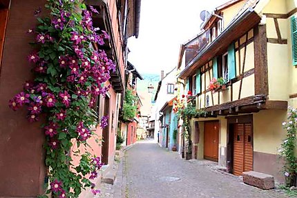 Une rue de Kaysersberg en Alsace