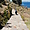La route sur l'île de Amantani, lac Titicaca