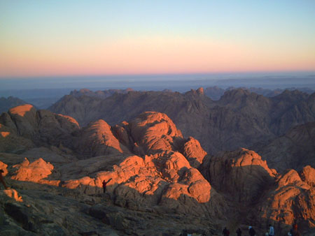Lever du soleil sur le mont moise Lever du soleil sur le mont moise