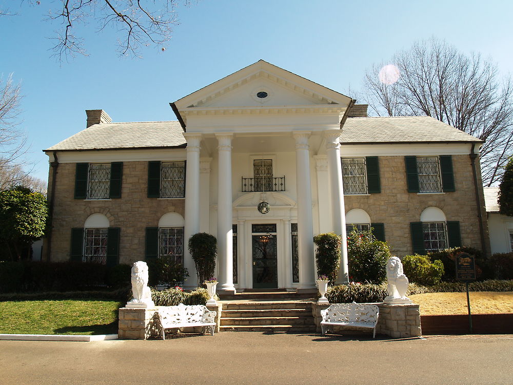 Entrée de la maison : Graceland