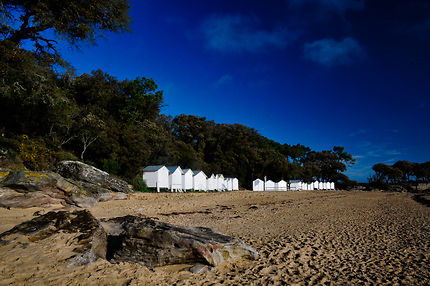 Les cabines de plage de Noirmoutier-en-l'Île