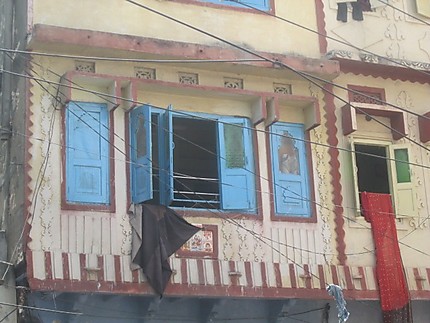 Belle fenêtre à Udaipur