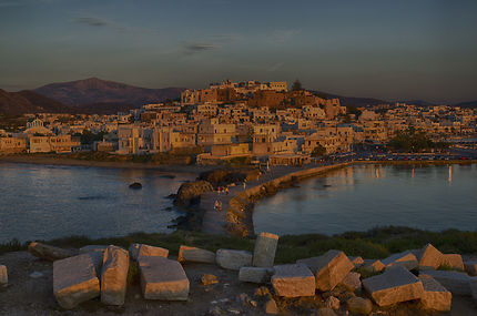 Coucher de soleil sur Naxos (Chora)