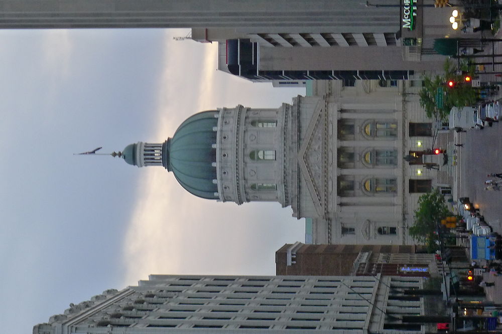 Le Capitole vu de Monument Circle