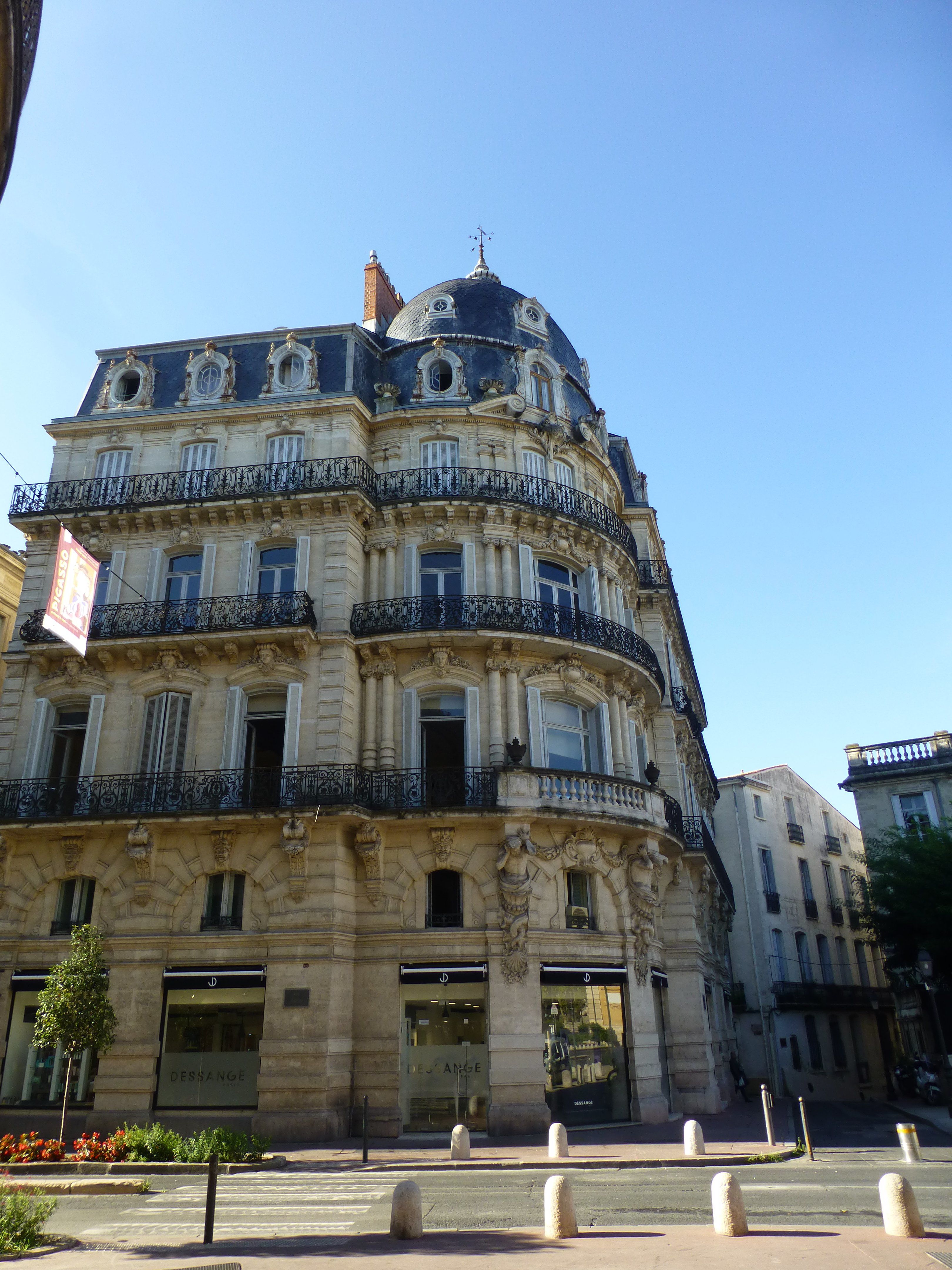 Immeuble de style haussmannien à Montpellier