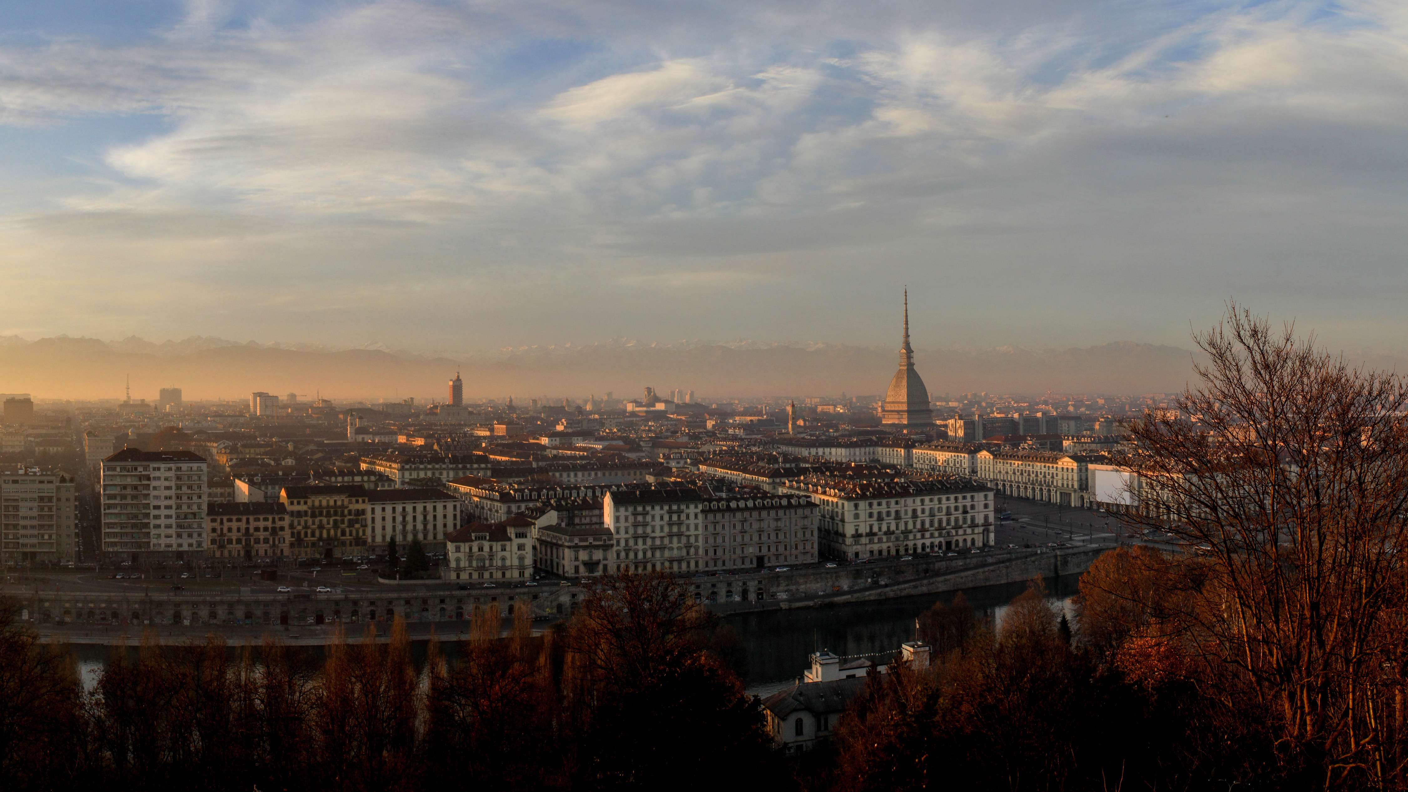 Coucher de soleil sur Turin Coucher de soleil sur Turin