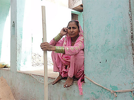 Portrait de femme indienne