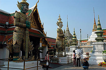 Gardien du temple royal de Bangkok