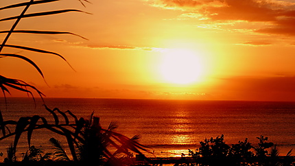 Coucher de soleil à Bali 