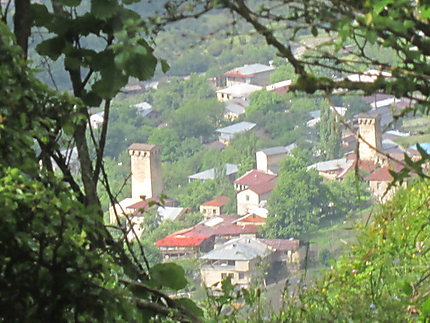 Village de Mestia et de ses tours defensives