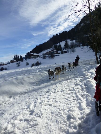 Courir dans la neige, Haute-Savoie