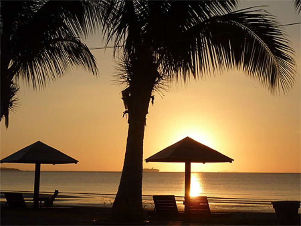 Sunset on Nadi Beach