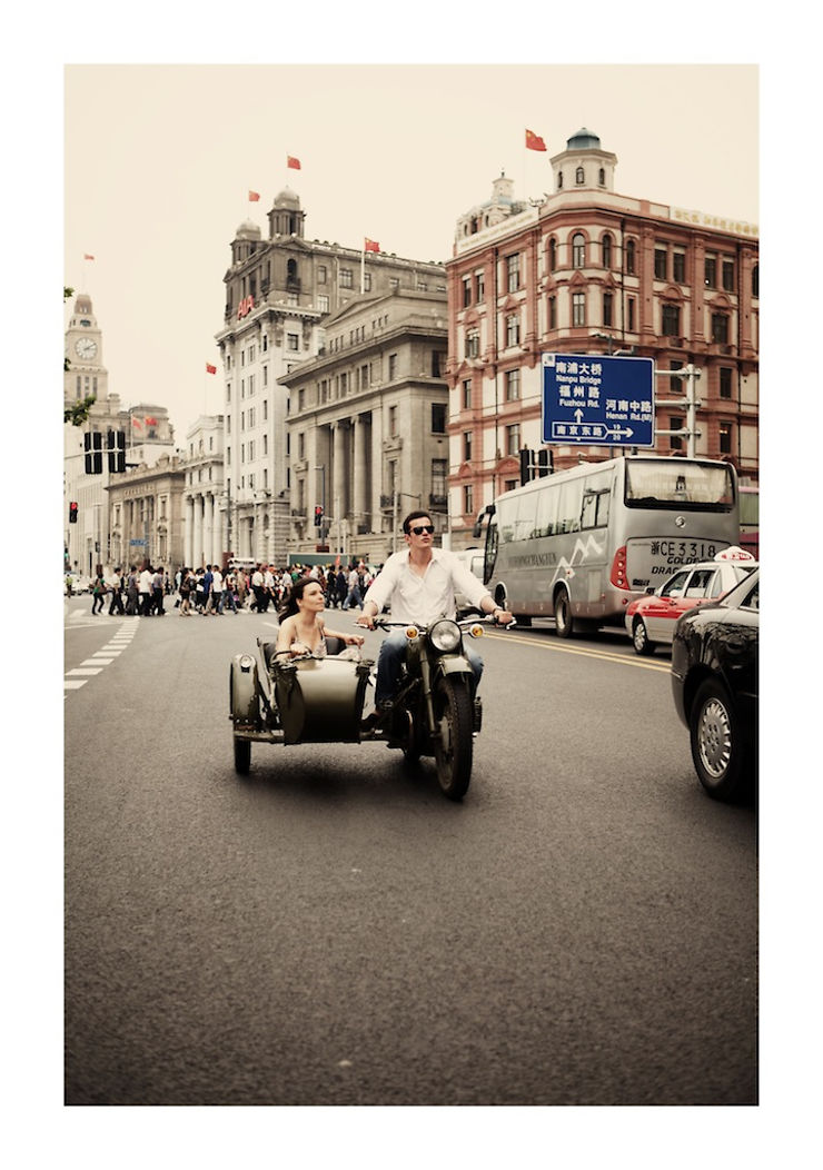 Balade en side-car à Shanghai - Chine