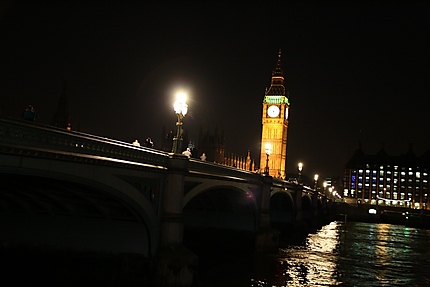 Big Ben la nuit