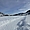 Piste de ski de fond dans les Alpes