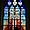 Grand vitrail du chevet, église d'Hiers-Brouage