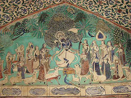 Krishna et sa cour